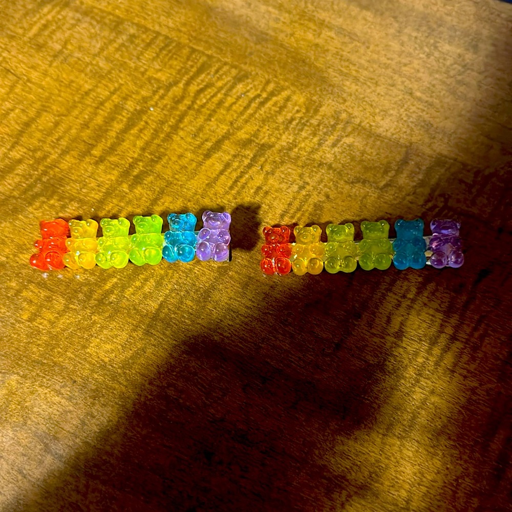 Gummy Bear Hair barrettes